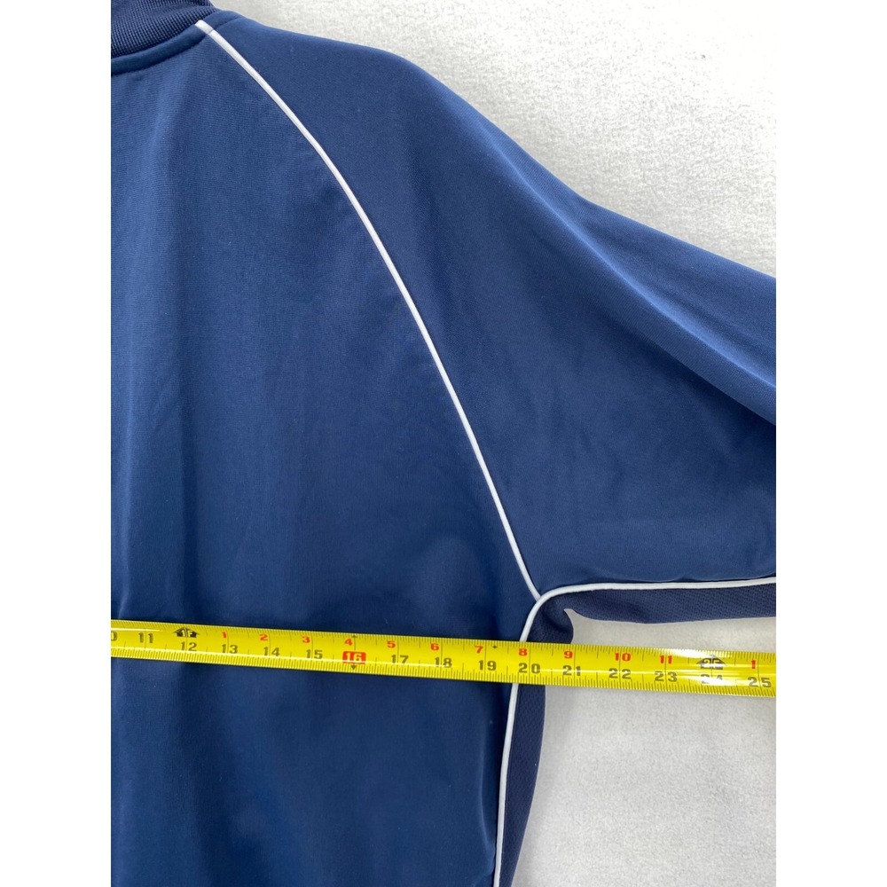 Vintage Y2K Nike Jacket Size Medium Blue White Tracksuit Full‎ Zip Logo - Picture 4 of 9